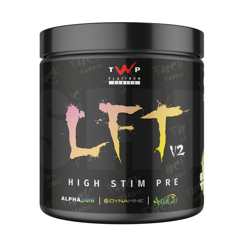 TWP Nutrition Platinum Series LFT V2, High Stim Strong Pre Workout, 390g and 30 Servings, 9 Great Flavours (ICY Blast Twist) Icy Blast Twist