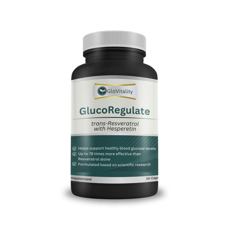 Advanced Blood Sugar Support | Clinically Studied Formula for Insulin Sensitivity & Glucose Control | Trans-Resveratrol & Hesperetin | Metabolic Support | Vegan