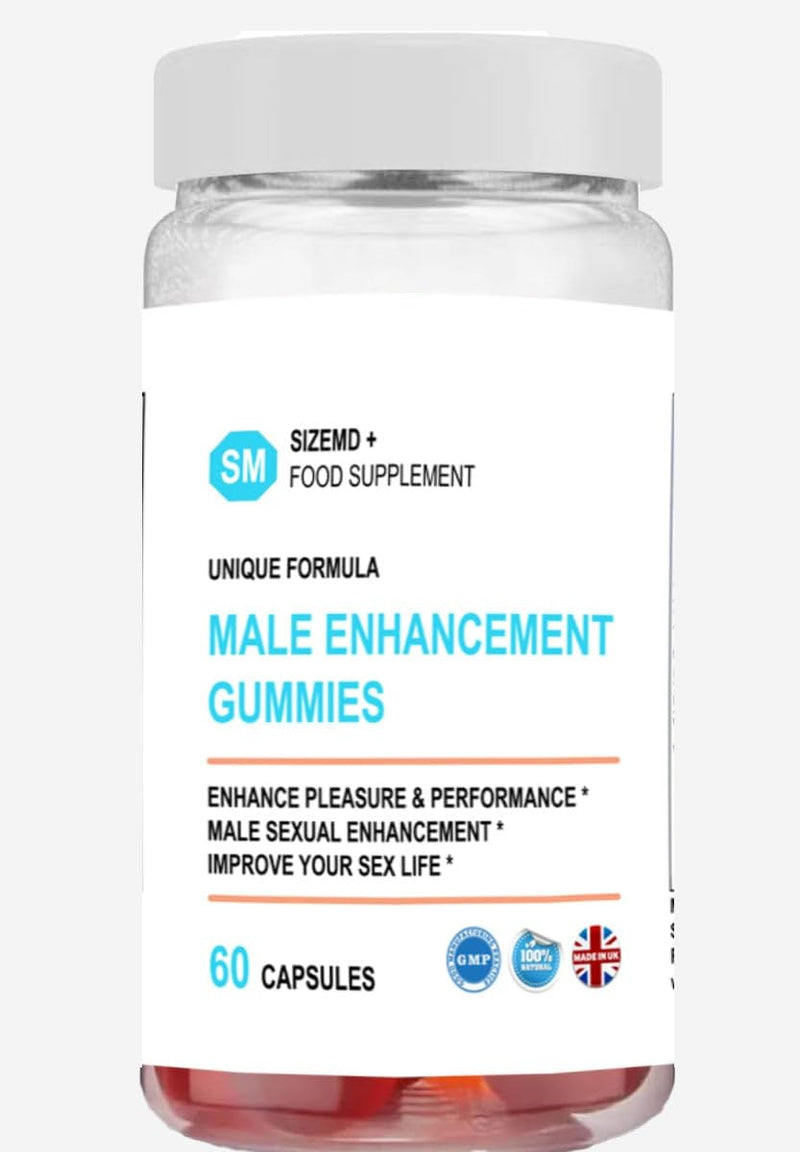 SIZEMD+ Male Enhancement Gummies Enhance Pleasure & Performace - Unique Formula 60 Gummies