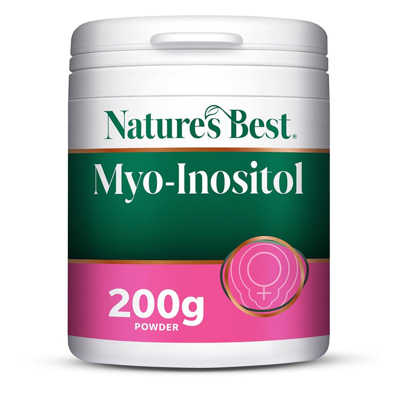 Nature's Best Myo-Inositol Powder - Suitable for Women - Fast Absorbing - Delicious & Easy to Mix - UK Made - 200g Powder, 50 Servings
