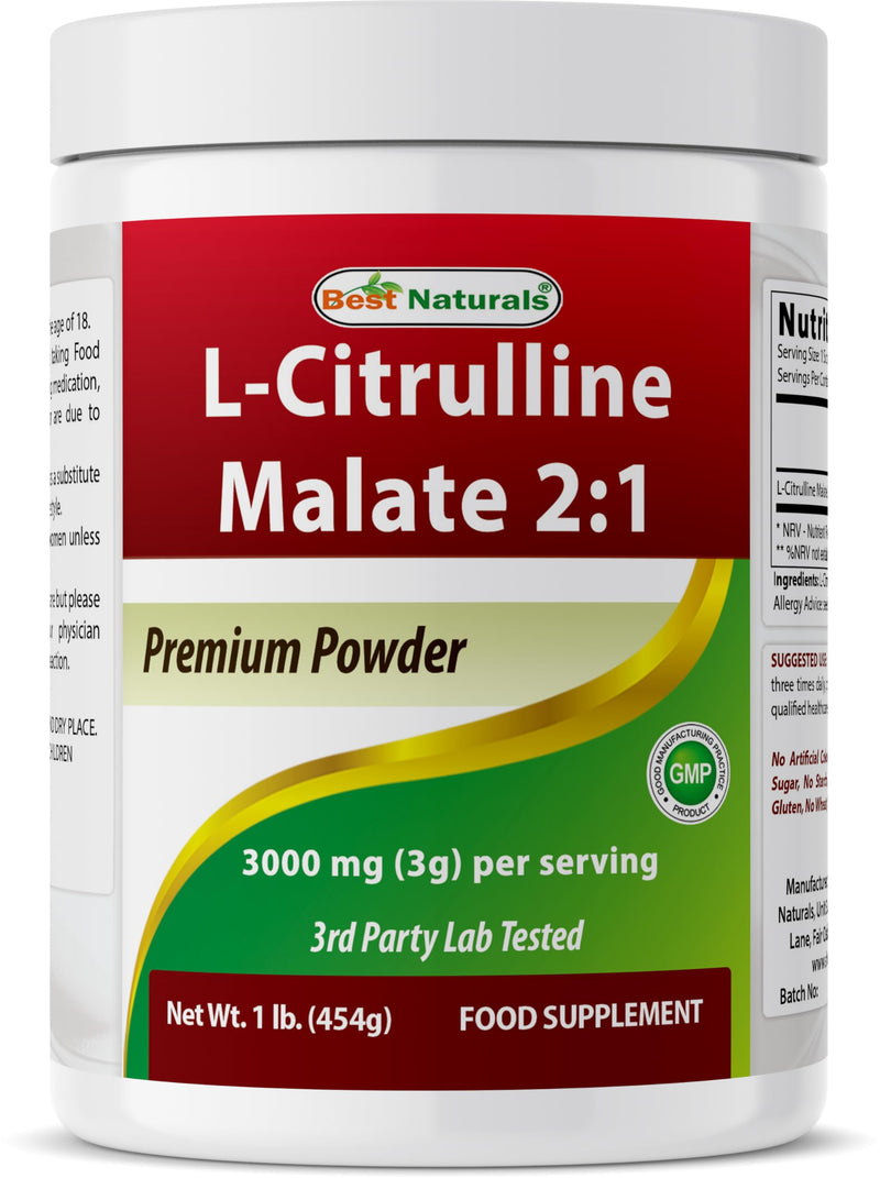 Best Naturals L-Citrulline Malate 2:1 Powder 1 Lb