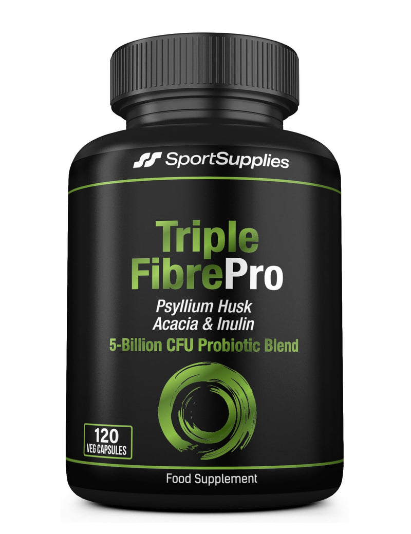 Daily Fibre & Probiotic Complex – Psyllium Husk, Inulin & Live Cultures for Gut Health, Bloat Support & Digestive Balance