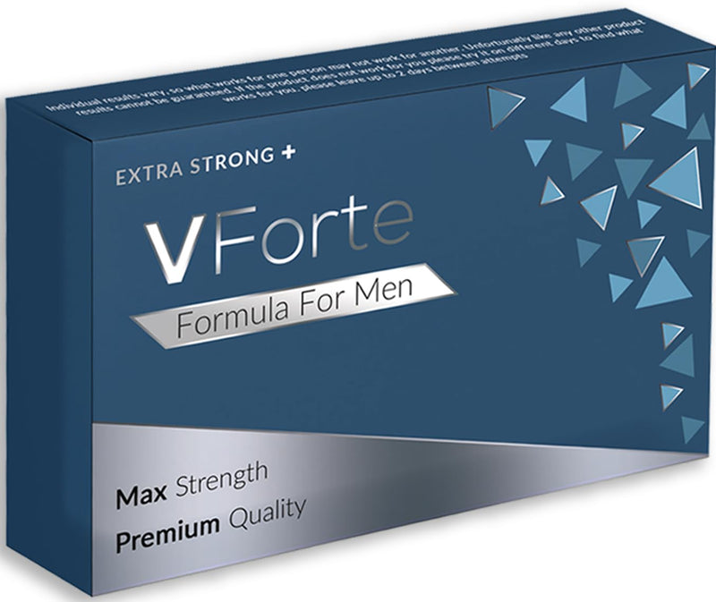 Vforte Blue | Food Supplement for Men | 12 Tablets | Wellbeing Formula | UK 12 count (Pack of 1)