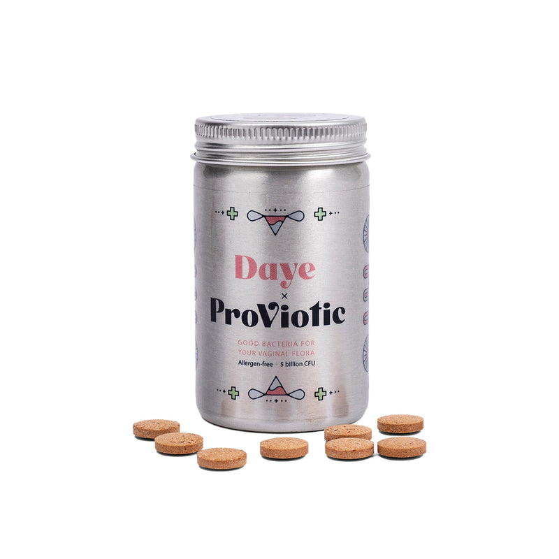 Daye ProViotics: Lactobacillus plantarum GLP3 for Women's Vaginal & Gut Microbiome | Daily Oral Vegan Probiotic | Supports Healthy Flora & pH | 30 Tablets