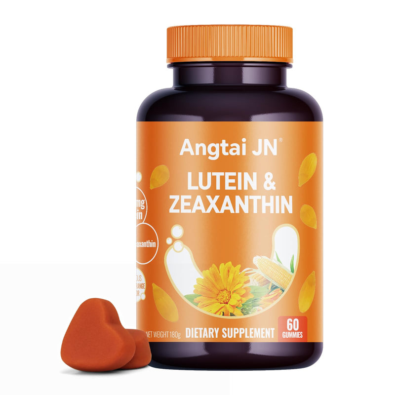 Lutein Gummies (60 Count) Eye Health Supplement with Zeaxanthin & Vitamin A – Orange Flavor, Blue Light Protection, Supports Vision Care for Adults – Vegan, Non-GMO, Gluten Free