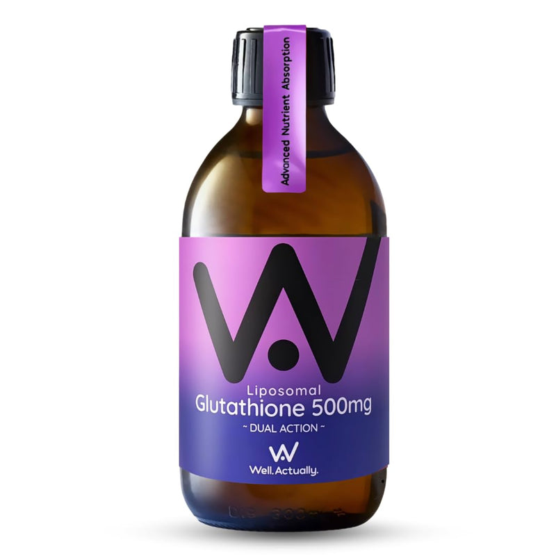 Pure Liposomal Glutathione 500mg – Setria® Liquid Glutathione Supplement with Vitamin B6 - Antioxidant Support for Skin Health & Detox | Vegan, 250ml – 50 Servings | Blueberry Mint 250 ml (Pack of 1)