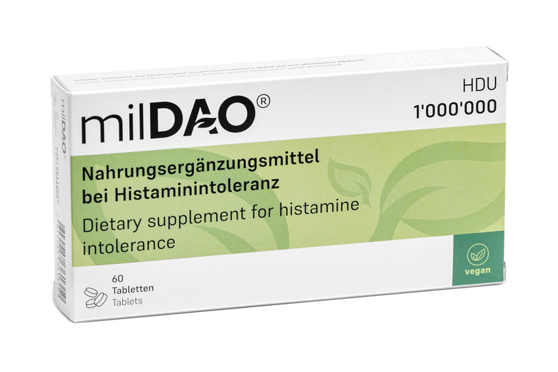 60 Vegan Tablets | DAO Enzyme Supplement for Histamine Intolerance | Pure & High-Standard, Halal-Certified | 1,000,000 HDU per Tablet | with Catalase | Foil Pouch for Maximum Stability 60 count (Pack of 1)