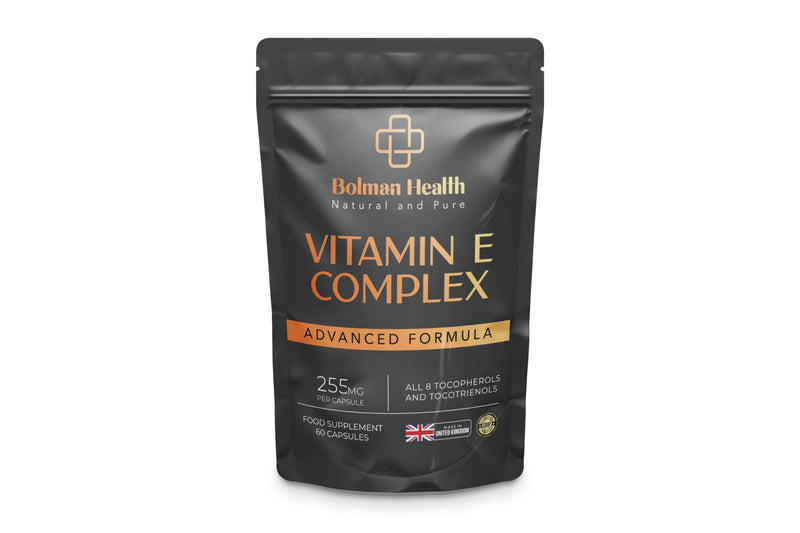 Vitamin E Complex Capsules | Full Spectrum with 8 Tocopherols & Tocotrienols | 255mg Vitamin E | Antioxidant Support | 60 Vegan Capsules | Non-GMO | Gluten-Free Vitamin E Supplement 60 count (Pack of 1)