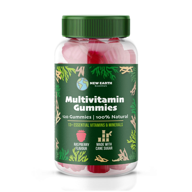 Multivitamin Gummies with Vitamin A,B,C,D,E, B6 B12, Biotin, Zinc | Made with Natural Cane Sugar 120 count (Pack of 1)