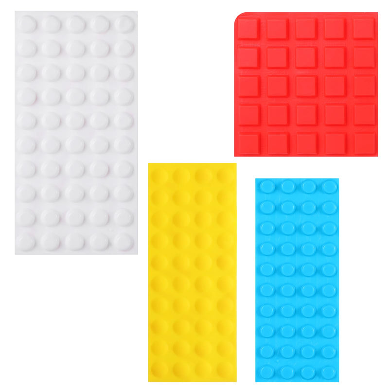 155Pcs Bump Dots for Visually Impaired, Silicone Low Vision Aids Braille Stickers Raised Tactile Dots, Assorted Styles Adhesive Tactile Stickers for Elderly, Blind