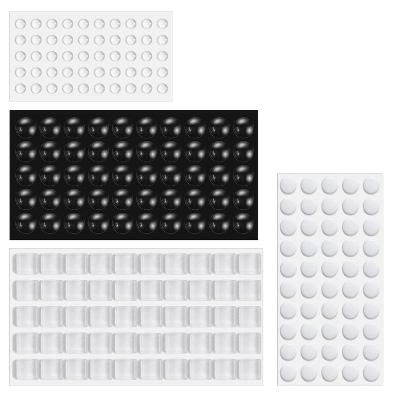 Bump Dots for Visually Impaired, 200 Pcs Silicone Clear Low Vision Aids Braille Stickers Raised Tactile Dots for Elderly, Blind