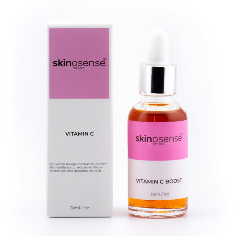 Vitamin C Booster Serum Face - Anti-Ageing Glow Care with Antioxidants | Vegan Moisturising Serum for a Radiant Complexion - 30 ml