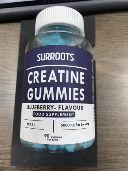 Creatine Gummies, Blueberry Flavour, 5000mg Per Serving, 90 Count