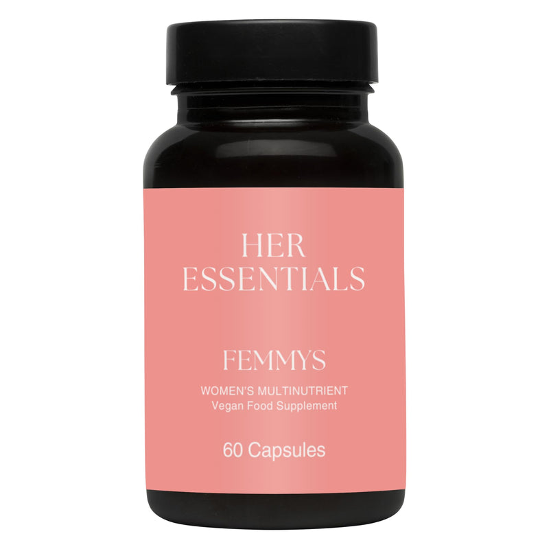 Women’s Multivitamins & Minerals with Hyaluronic Acid & Biotin | 26 Essential Vitamins, Minerals & Botanicals | Optimal doses | Vegan & Gluten Free | No Synthetic fillers | 60 Caps | Her Essentials 60 count (Pack of 1)