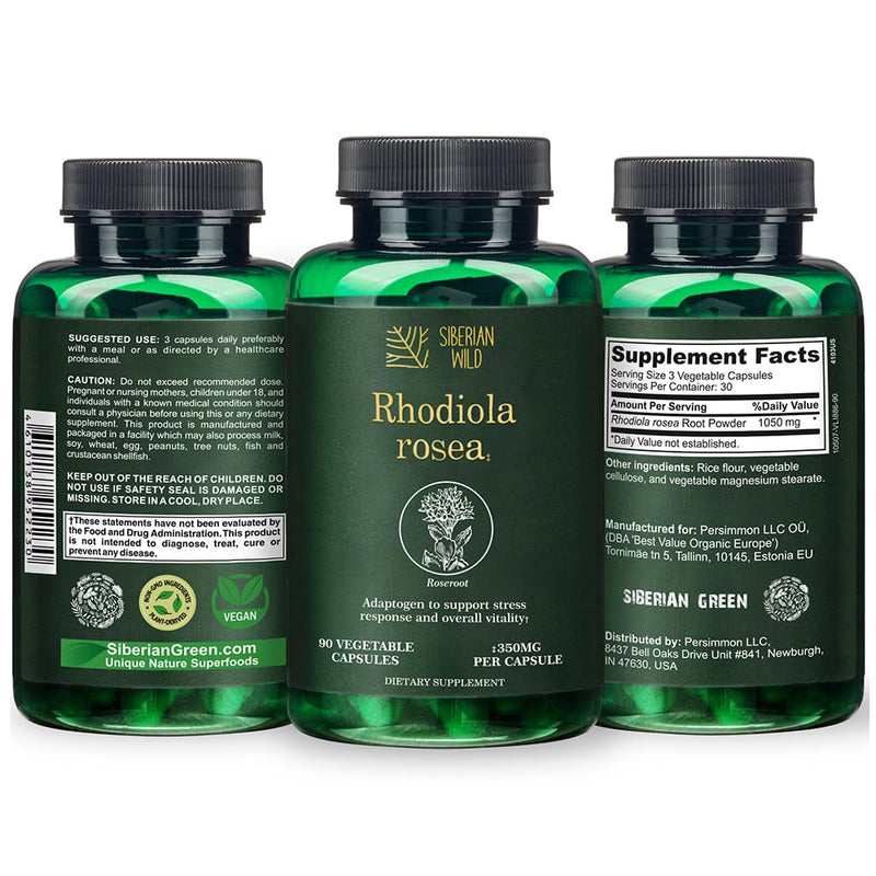 Rhodiola Rosea 350mg 90-Count