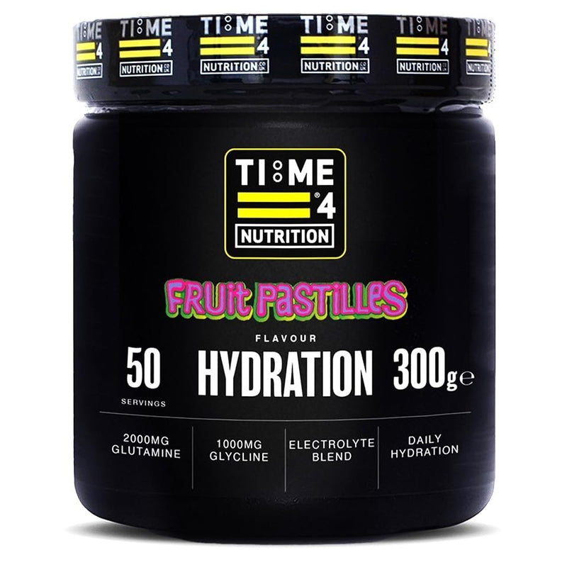 Hydration Formula Electrolytes Powder + Amino Acids Glutamine & Glycine Advanced Rehydration Formula Suitable for Vegans, Sugar Free – Energy, Focus, Avoid Dehydration (300g, Fruit Pastilles) 300g