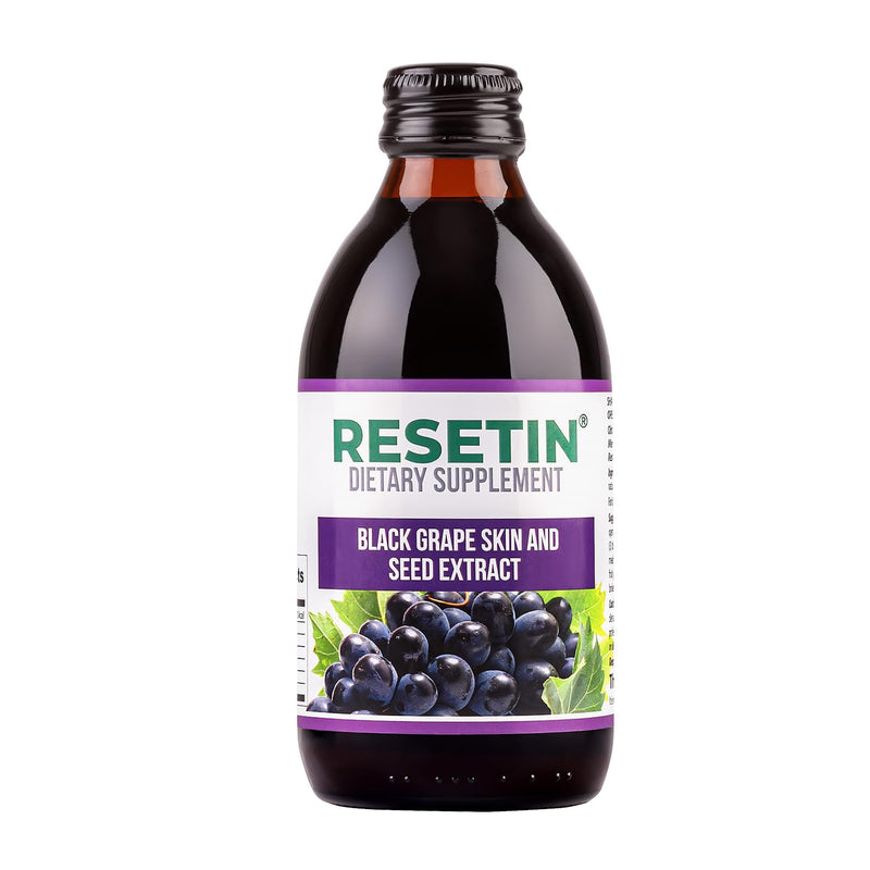 Resveratrol Supplement Extracted from Black Grapes Seed and Skin with Quercetin, Catechin, & Epicatechin – Powerful Polyphenols for Antioxidant & Heart Health Support - 100% Natural