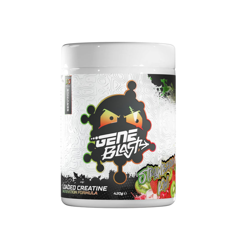 Loaded Creatine 6g - Power, Endurance & Recovery (Strawberry Kiwi, 30 Servings) Strawberry Kiwi 420g