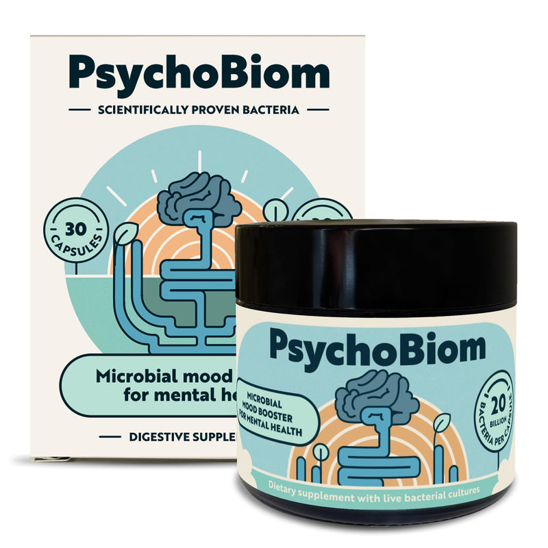 Probiotic Supplement, 20 Billion CFU, 30 Vegan Capsules, Live Bacterial Cultures for Gut Health, with Lactobacillus & Bifidobacterium Strains, Daily Gut-Brain Axis Support, Non-GMO