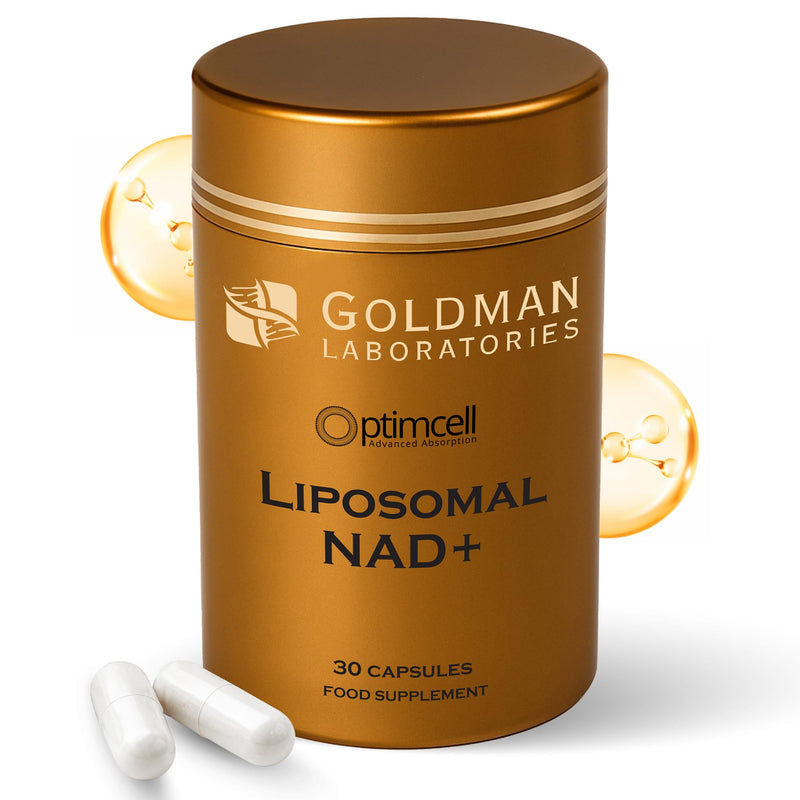 Liposomal NAD+ 300mg Supplement – High Absorption NAD Plus Capsules for Cellular Energy, Healthy Ageing, Brain Health & Mitochondrial Support – Vegan, Non-GMO, Gluten Free – 30 Capsules