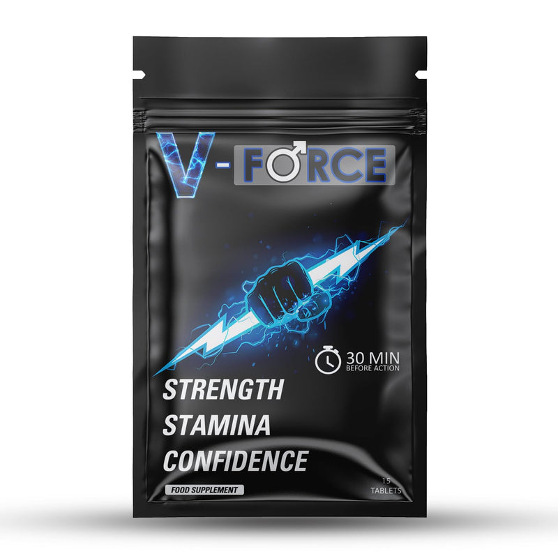 V-Force 15 Tablets – Herbal Supplement for Energy, Focus, and Mental Clarity – Supports Stamina and Alertness – Convenient Tablets for Busy Days