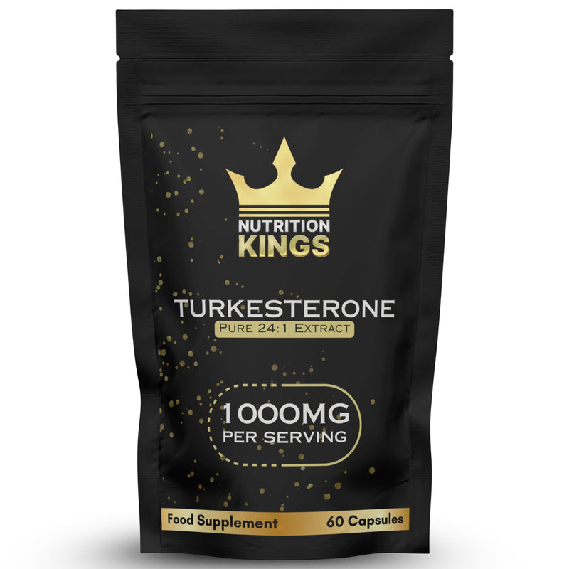 Turkesterone Pure 24:1 Extract, 1000mg, 60 Capsules, Food Supplement, Made in UK