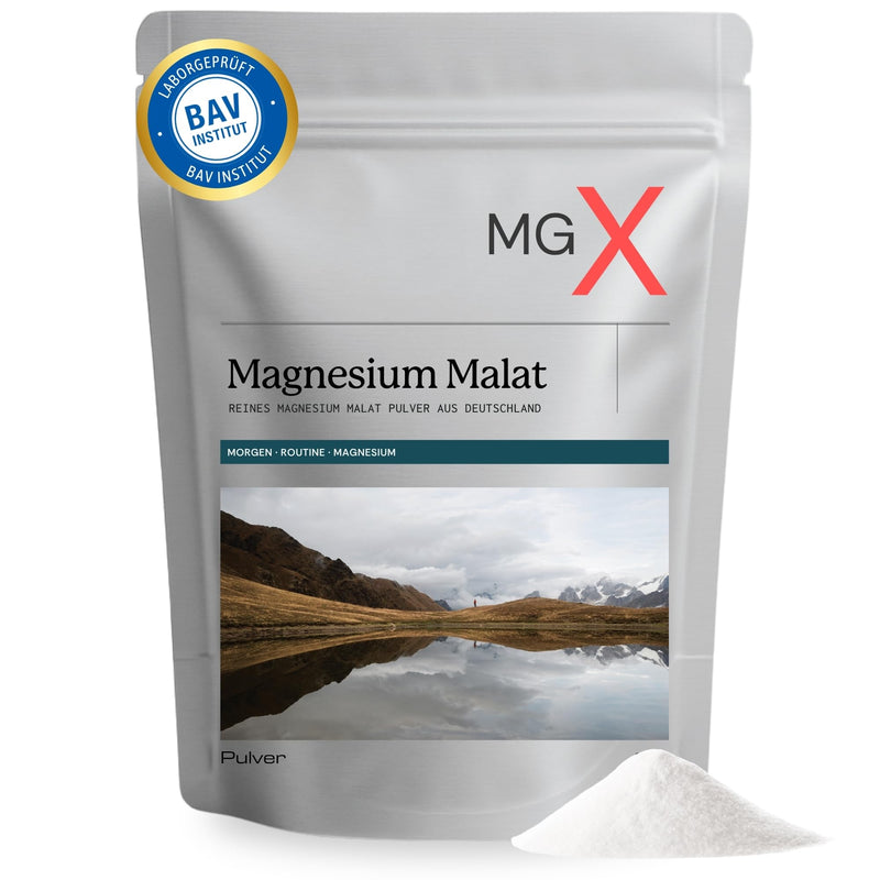 Magnesium Malate Powder 350g - Pure Magnesium Malate Powder 2250mg per Dose with No Additives White