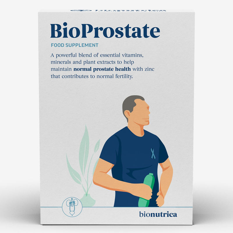 BioProstate – Advanced Prostate Support & Testosterone Level Support | Pumpkin Seed, Maca Root, Nettle Leaf, Zinc, Vitamin B6 & Cranberry Extract | 100% Natural | 60 Tablets- GMP-Certified Facility
