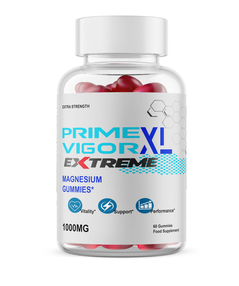 Prime Vigor XL Gummys for Men Advanced Performance Supplement Male Vitamin 60ct