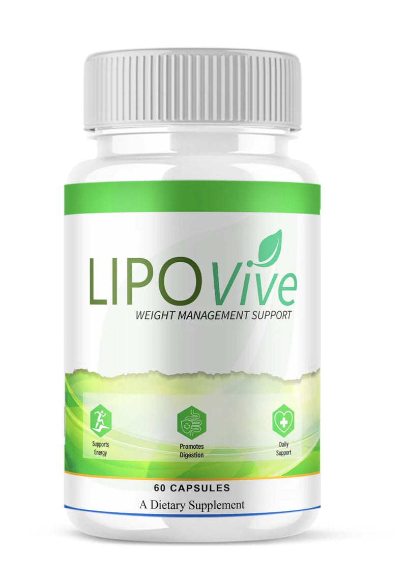 Lipovive/Weight Management Capsules - Natural Ingredients - 60 Capsules/Supplement Heaven