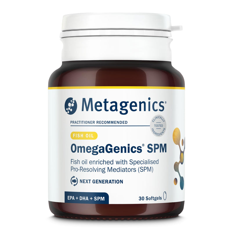 Metagenics OmegaGenics SPM Capsules - Fish Oil with Specialised Pro-Resolving Mediators - 30 Capsules 30 count (Pack of 1)