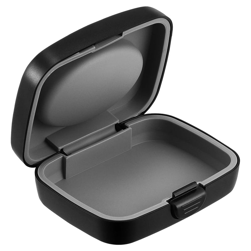Anneome Hearing Aid Holder Compact Hard Case Storage Box Battery Compartment for Hearing Amplifier Accessories