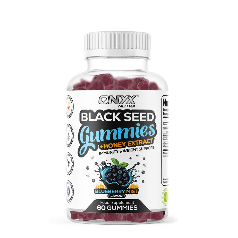 Black Seed Oil Gummies 2000mg with Honey Extract – Halal, Immunity & Weight Support, Hair Growth & Joint Support, Vegan & Vegetarian – 60 Gummies (30 Servings) 1