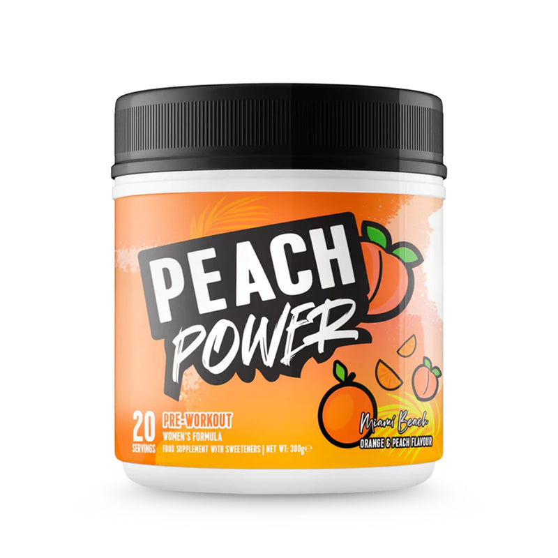 Women's Formula Pre-Workout - Natural Energy & Focus Supplement, Zero Sugar, Complete with Magnesium and Vitamin B6 & B12, 300g, 20 Servings (Orange & Peach) Orange & Peach
