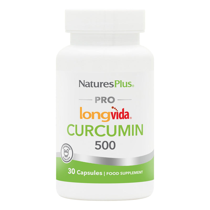 NaturesPlus PRO Optimized Curcumin Capsules Longvida 500 mg - Superior Absorption Turmeric Extract Supplement - One a Day, Vegan, Gluten Free - 30 Capsules 30 count (Pack of 1)