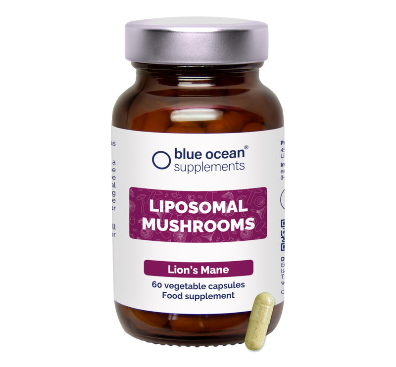Lion’s Mane – World’s First and Only Powerful Liposomal Mushroom Technology – 60 Capsules – 60 Days’ Supply – Take 1 Per Day – Vegan – Gluten Free