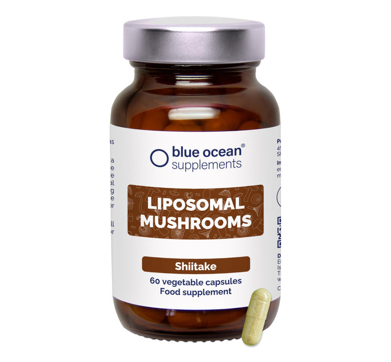 Shiitake – World’s First and Only Powerful Liposomal Mushroom Technology – 60 Capsules – 60 Days’ Supply – Take 1 Per Day – Vegan – Gluten Free
