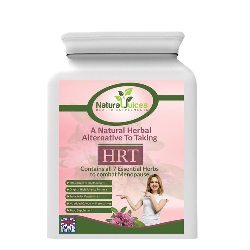 Herbal HRT for Women 60 Vegan Capsules Hot Flushes Dryness Night Sweats Mood Changes Joint Pain Brain Fog (1) 1