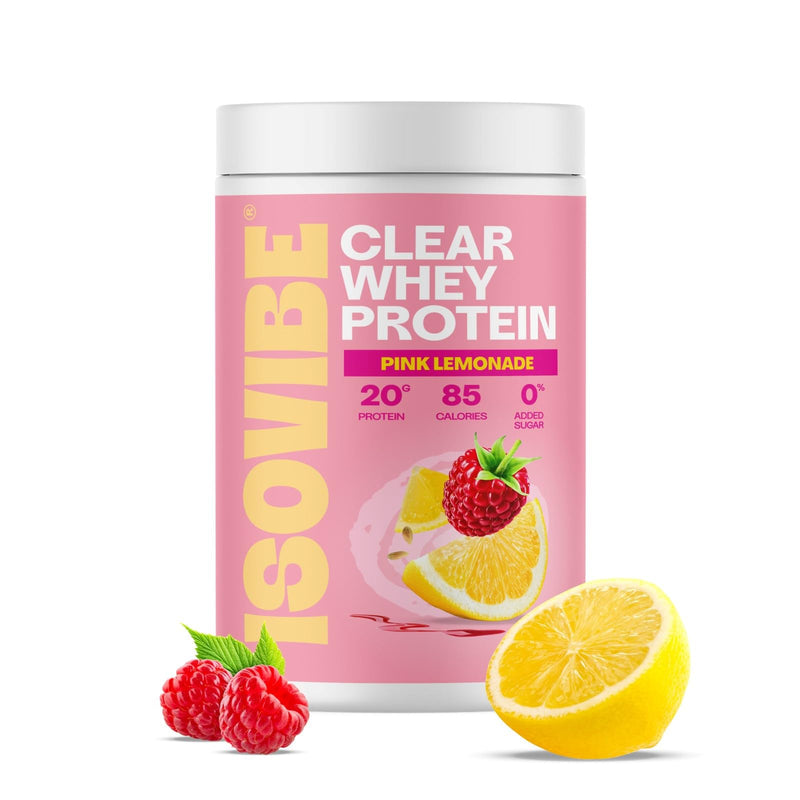 Clear Whey Protein Powder Pink Lemonade (20 Servings) Refreshing Protein Water | Zero Added Sugar | High Protein 20g Per Serving 20 Servings