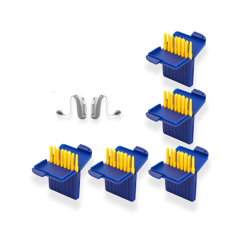 5pcs 1.5mm Starkey Wax Guard Filters New Packing Cleaning Tool Accessories Hearing Aid Wax Guard Filters for Starkey Hear Clear Hearing aid Filters (40 Filters) 40 count