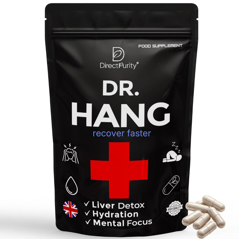 Dr. Hang, Recover Faster with Natural Remedies Liver Detox Supplement with DHM + Vitamins Bs with Magnesium and Rosemary Leaf 30 Capsules, Vegan