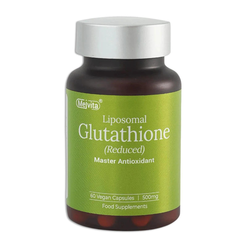 Liposomal Glutathione Supplement (Reduced), 500mg Glutathione Skin Whitening - 10x Higher Absorption, Antioxidant & Detox, Vegan-Friendly Formula, 60 Capsules (Pack of 1)