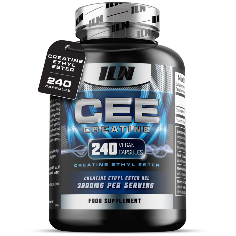 Creatine Ethyl Ester Capsules – 3600mg CEE – Advanced Creatine Supplement – Vegan & Vegetarian (240 Capsules)