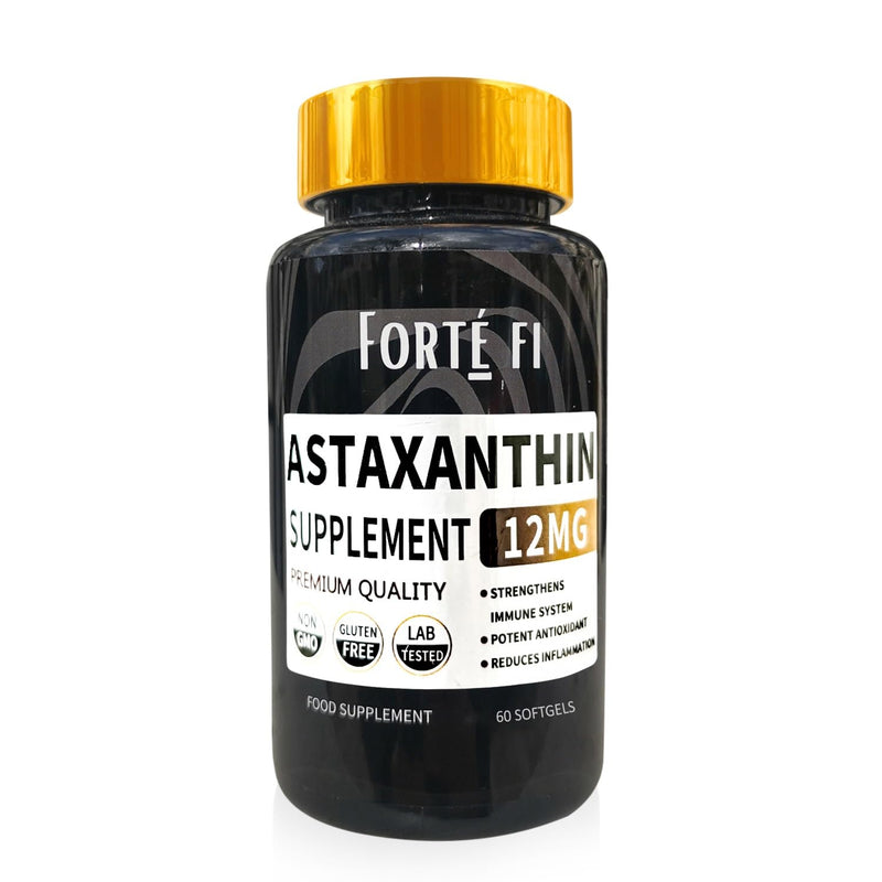 Astaxanthin – High Strength Astaxanthin Antioxidant Supplements for Skin, Eye & Heart Health– 60 Softgels