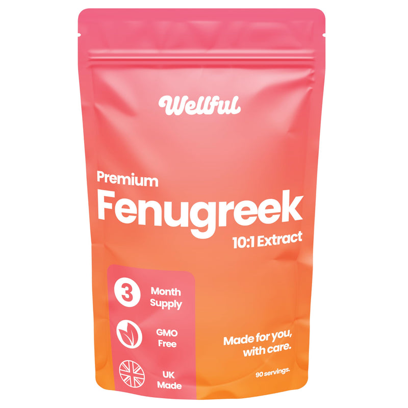 Fenugreek Capsules 3000mg | High-Strength Premium Extract | 270 Capsules | Ayurvedic Botanical for Women | Non-GMO, UK Made, Natural Ingredients | 3 Month Supply
