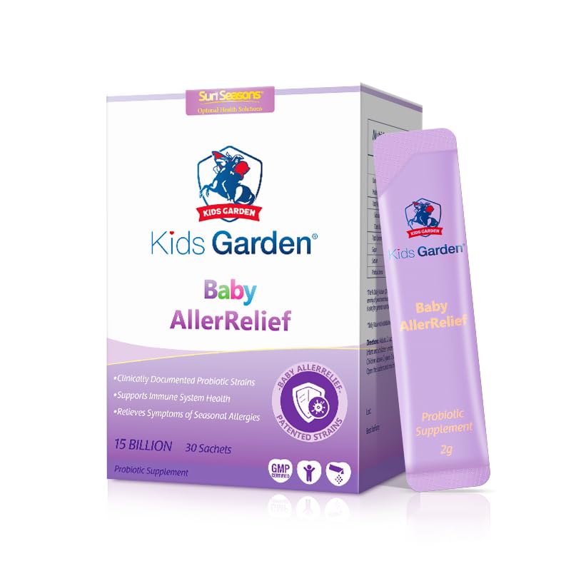 Kids Garden Baby AllerRelief Probiotic 30 Sachets 390 Billion CFUs