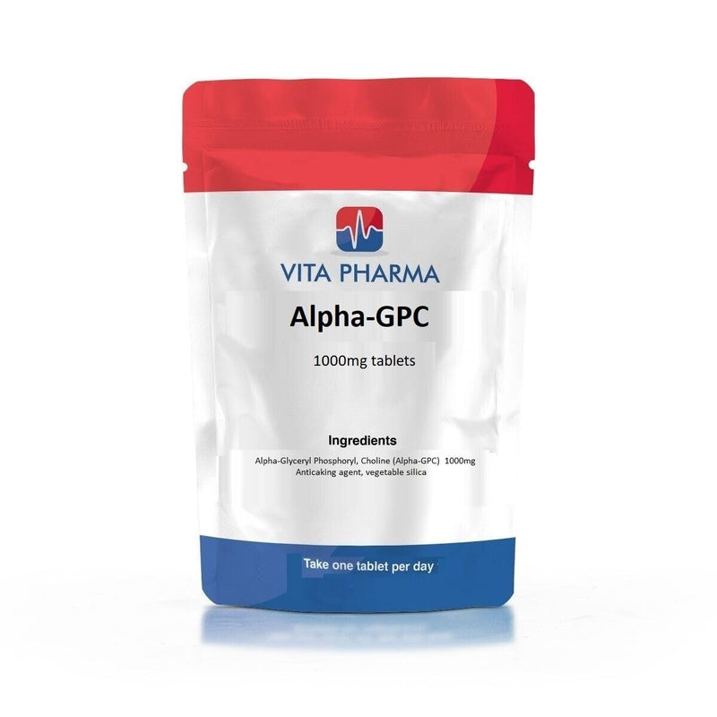 VITA PHARMA Alpha-Gpc 99% 1000mg 60 Tablets