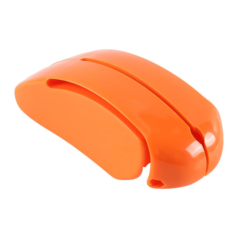 Writing and Drawing Aid Device Pen Gripper Handwriting Aid for Right and Left Hand Parkinson's Patients Essential Tremor Fluted Stylus Grip Orange