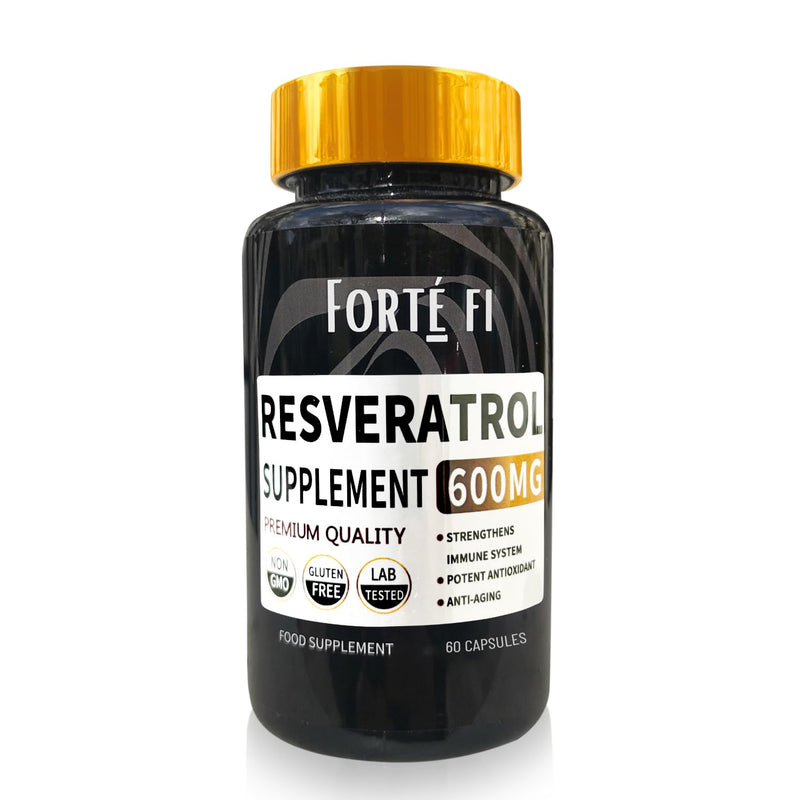 Resveratrol - Longevity Resveratrol Supplements - Resveratrol Antioxidant Supplements - Alternative to NR Supplement - 2 Months Supply - 600mg Serving