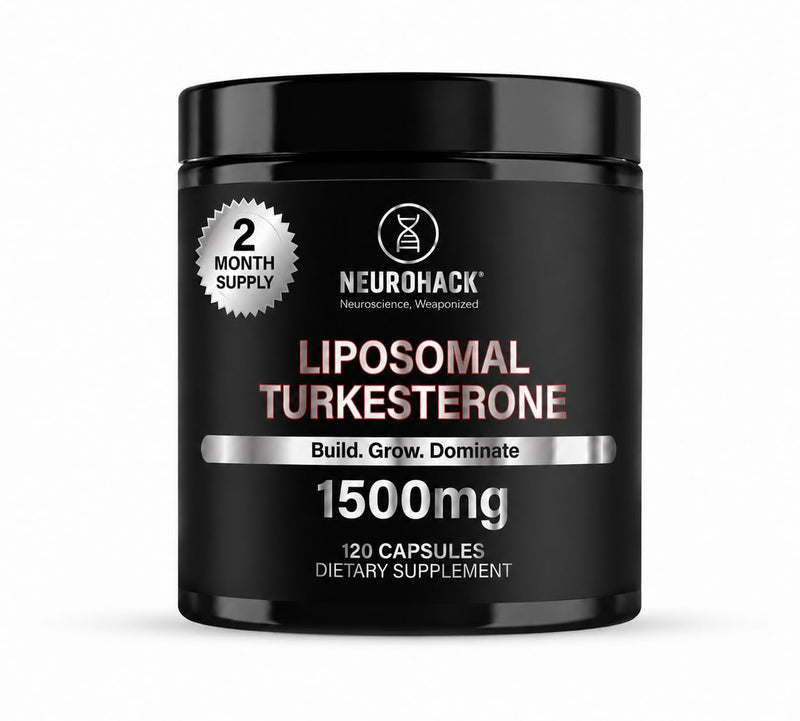Liposomal Turkesterone 1500mg - 120 Capsules 2 Months Supply |20% Standard, Maximum Strength, High-Potency Formula 120 Capsules (Tested By Eurofins USA)